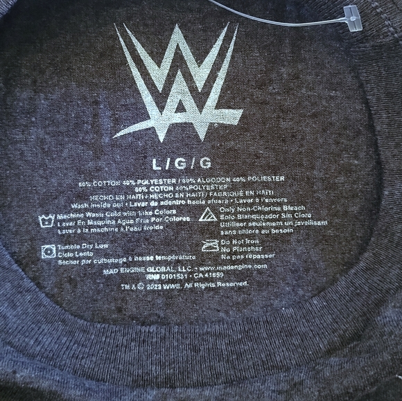 Mad😡 Engine Global🌎 LLC Wrestle🤼 Mania Graphic Tee👕 - NWOT - Picture 5 of 10